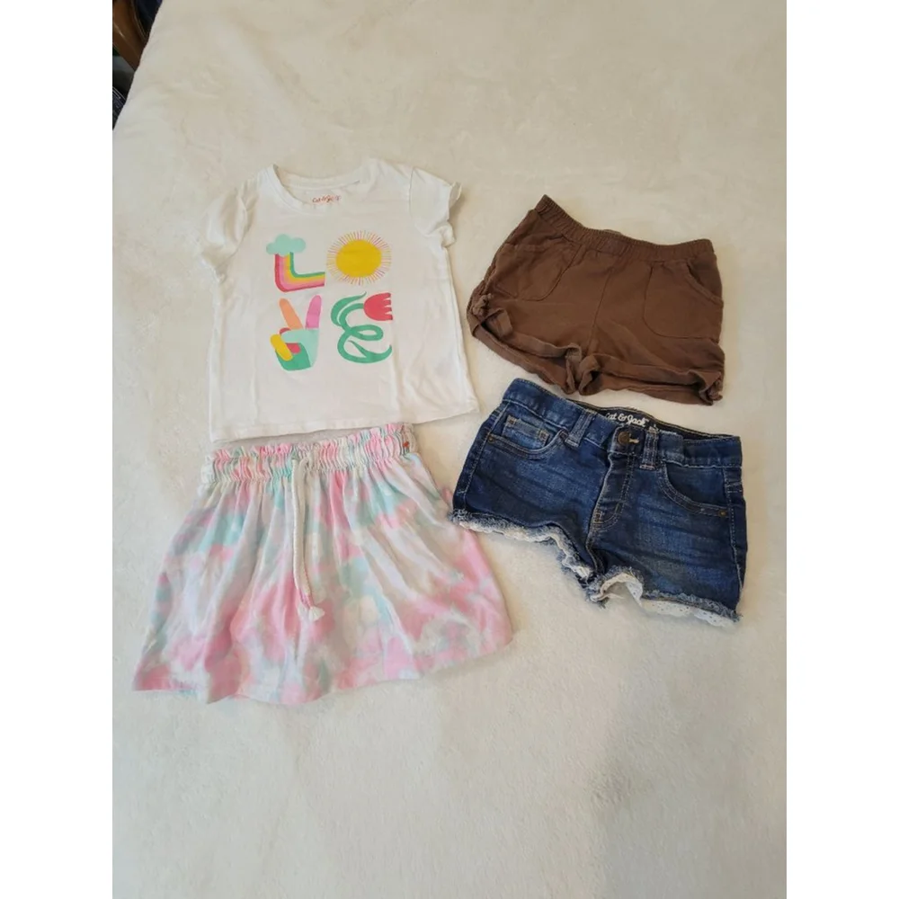 Girls 4T Summer Clothing Bundle NWOT Mixed Brands